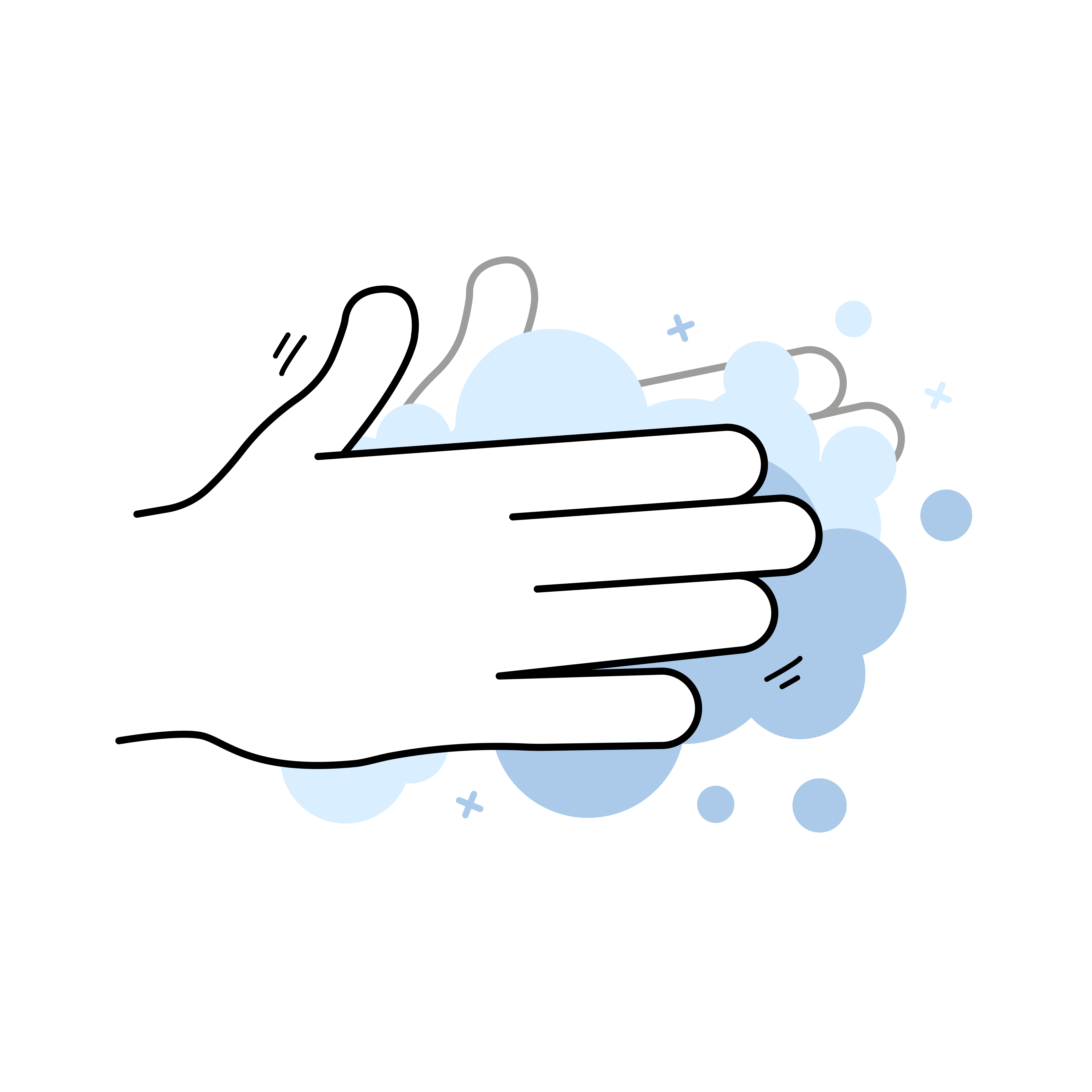 Inserting Contact Lenses - Washing Hands