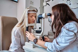 Hyperopia is typically diagnosed during a comprehensive eye exam by an optometrist.